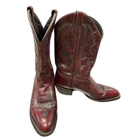 Laredo Other - Laredo mens brown leather western mid calf boots sz 9.5D SKU 9947